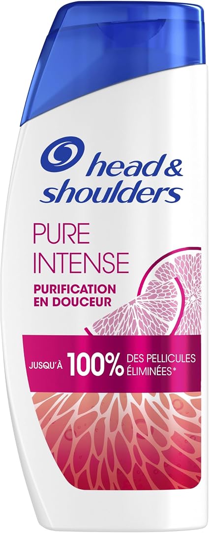 Head & Shoulders Pure Intense Gentle Purification Anti-Dandruff Shampoo - Citrus - Up to 100% Dandruff Eliminated - 620 ml - Image 1
