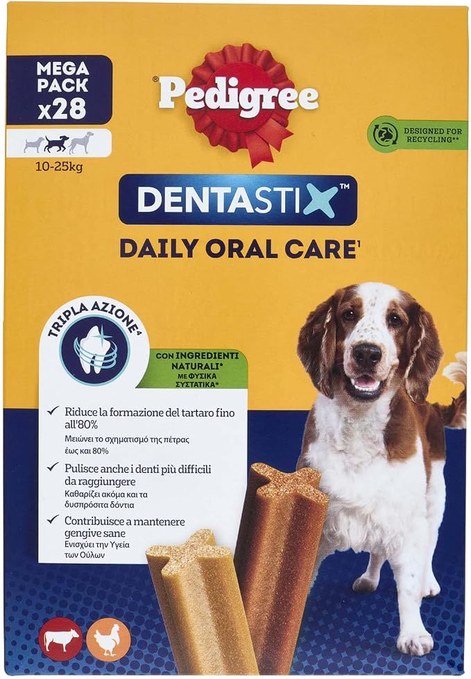 Pedigree Dentastix Daily Oral Care for Caner Medium Size Big Pack with 28 Stix - Image 1