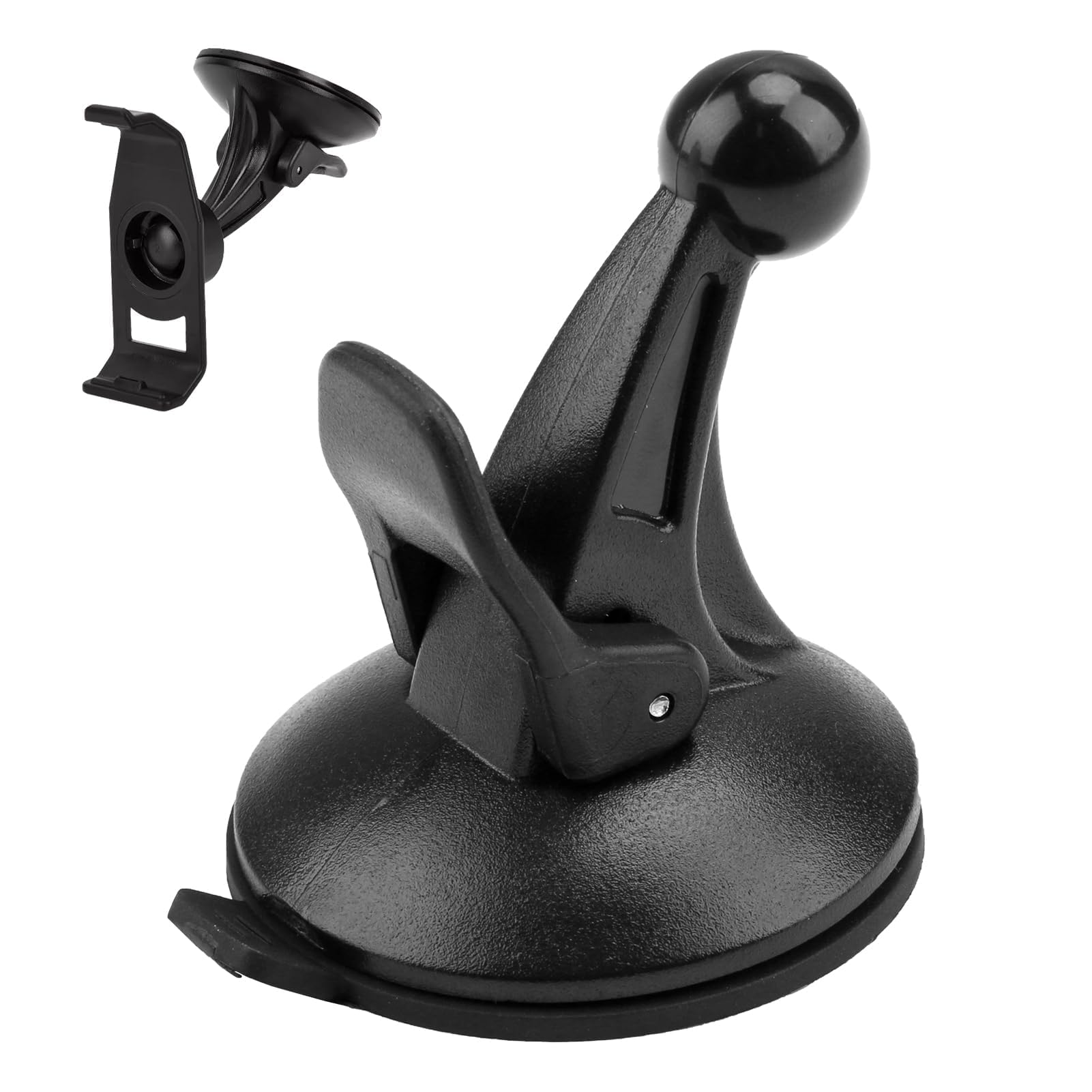 Garmin GPS Car Mount Holder - Replacement Windscreen Suction Cup Holder Compatible with Drivesmart, Nuvi, Zumo, NuLink, Dezl, Driveassist, Camper Van (Black) - Image 1