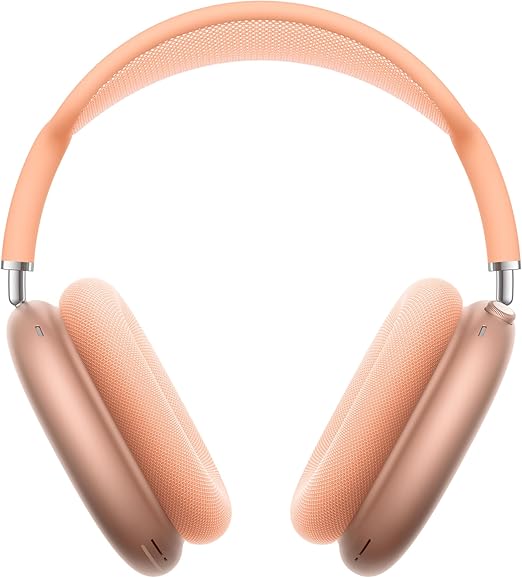 Apple AirPods Max Wireless Over-Ear Headphones, Pro Level Active Noise Reduction, Transparency Mode, Custom Space Audio, USB C Charging, Orange - Image 1