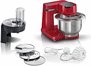 Bosch Hausgeräte Robot de Cocina MUM2 blanco, procesador de alimentos+discos rayadores+varilla de alimentos; stainless steel acero bowl. 700W - MUMS2ER01 - Image 1