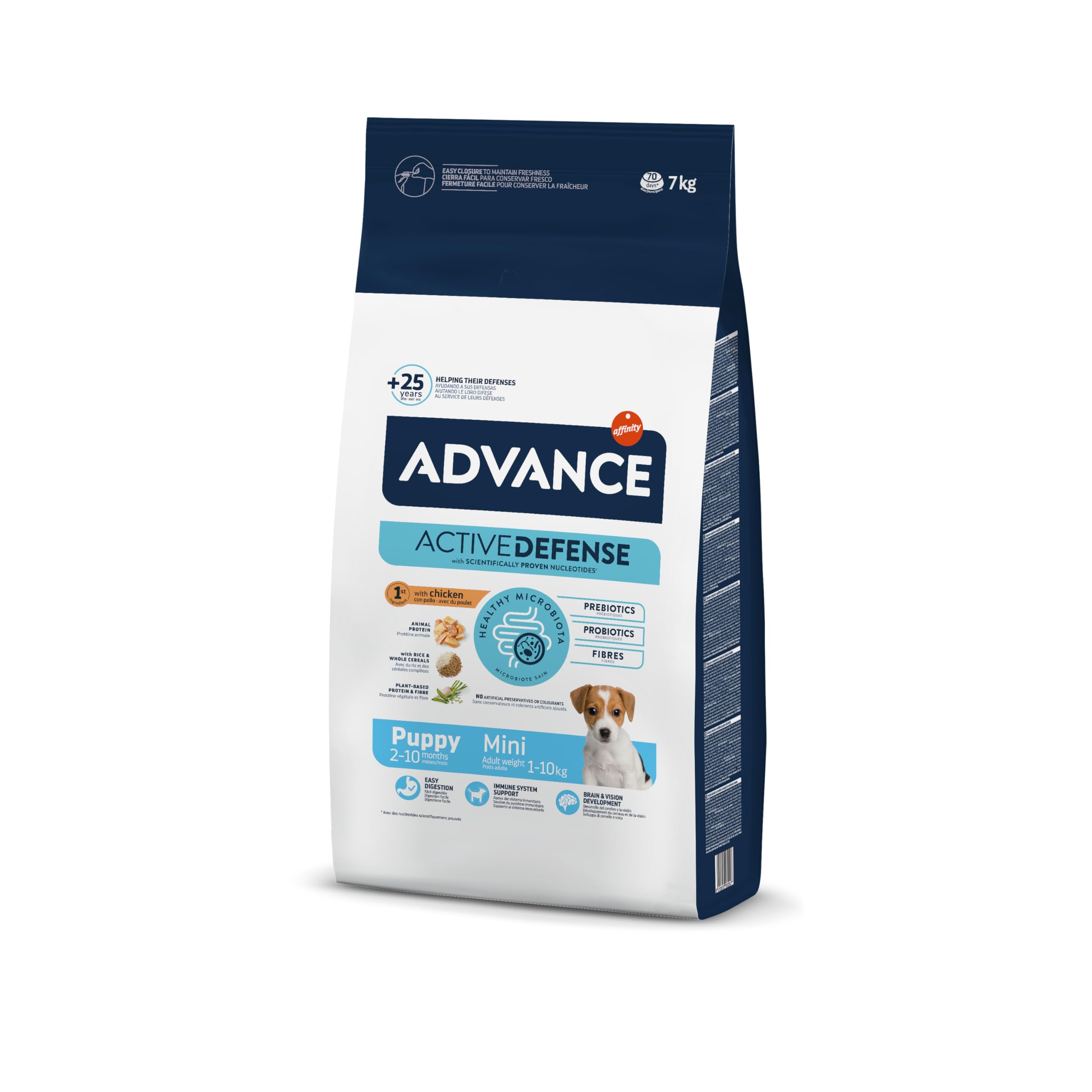 Advance Mini Puppy - Small Breed Puppy Food with Chicken - 7 kg - Image 1