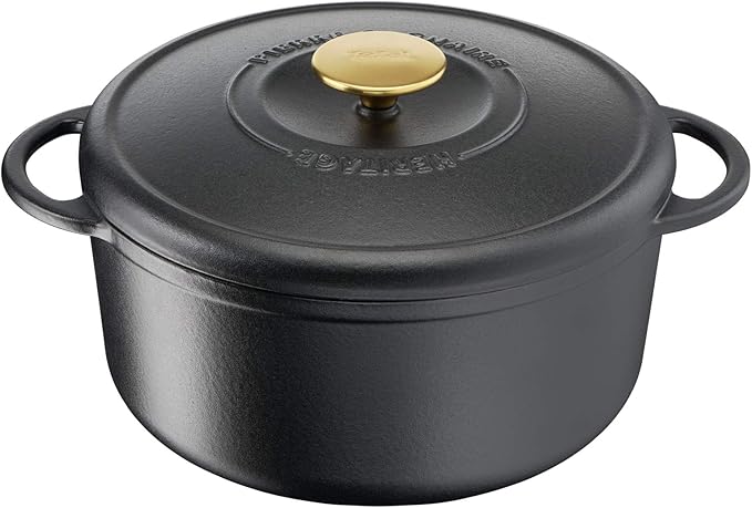 Tefal Pierre Gagnaire Heritage E2230304 Cast Steel Casserole Dish Round 21 cm 3.3 L Induction - Image 1