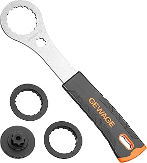 GEWAGE Outil Centerlock pour vélo, clé de pédalier de vélo Compatible avec Shimano Hollowtech II/BB9000, BBR60, M8000, RaceFace, Cinch, RotorBSA30, Hawk Racing, BB3086M. - Image 1