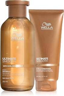 Ultimate Smooth Pack - Nourishing Shampoo (250ml) and Conditioner (200ml) for dry, dull or curly hair - Image 1