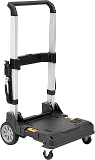 DEWALT DWST1-71196 Chariot TSTAK - Poignée Télescopique 3 Positions - 4 Roues Robustes - Roues Avant Orientables sur 360° - Capacité Maximale 100 kg - Image 1