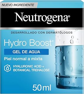 Neutrogena , Gel aqueux Hydro Boost, peau normale à mixte, hydratation non grasse durable, avec acide hyaluronique et tréhalose d'origine naturelle, développé avec des dermatologues, 50 ml - Image 1