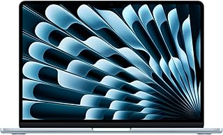 Apple MacBook Air 13 Pouces Ordinateur Portable avec Puce M4 : Conçu pour Apple Intelligence, Écran Liquid Retina de 13,6 Pouces, Mémoire unifiée de 16 Go, Stockage SSD de 512 Go, Touch ID ; Ciel - Image 1
