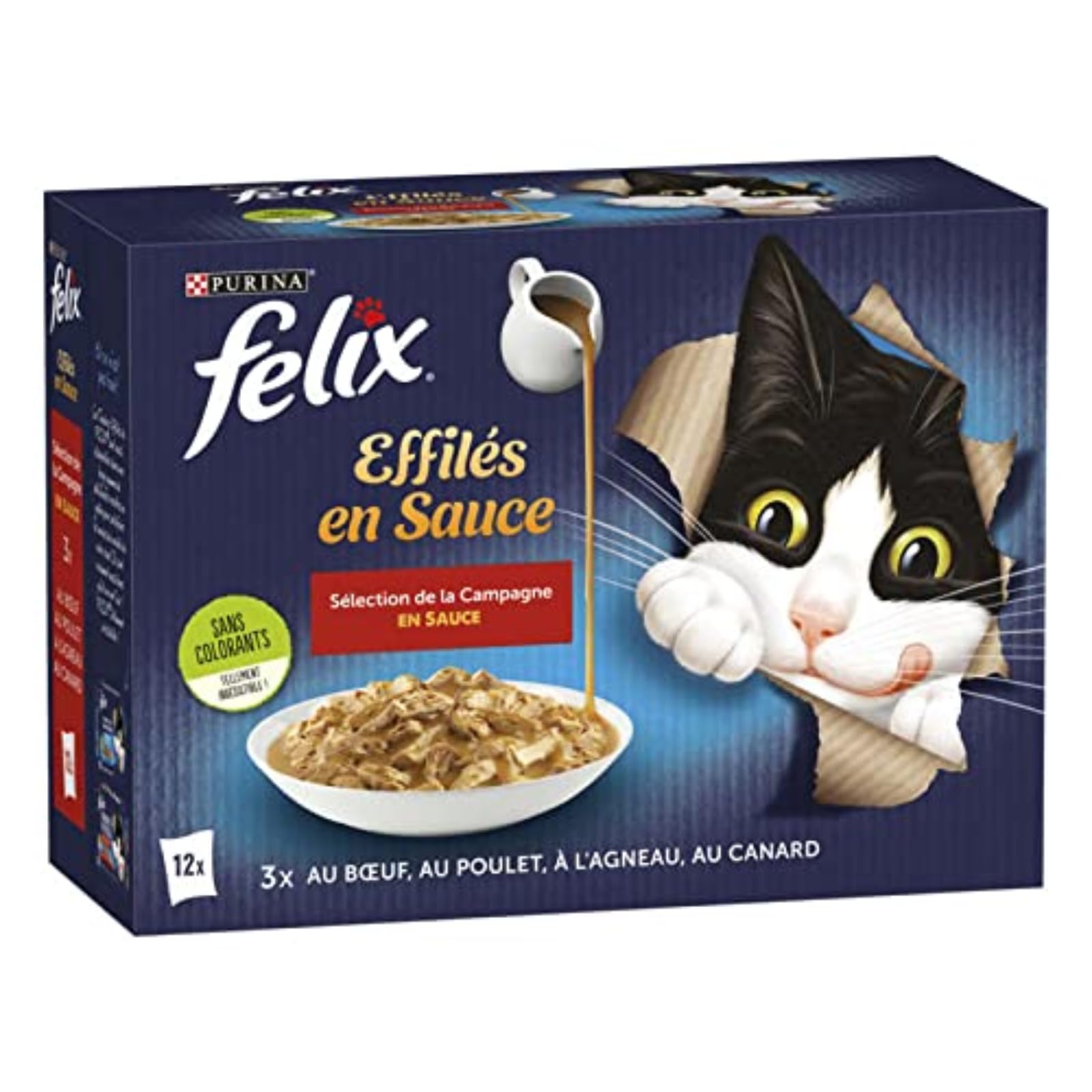 Felix Tendres Tapered in Sauce - Selection of the Campaign, Pack of 12 Sachets of 85g - Image 1