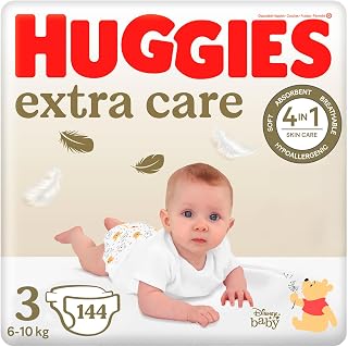 Couches Huggies Extra Care taille 3, (6-10kg kg) 144 pcs - Image 1