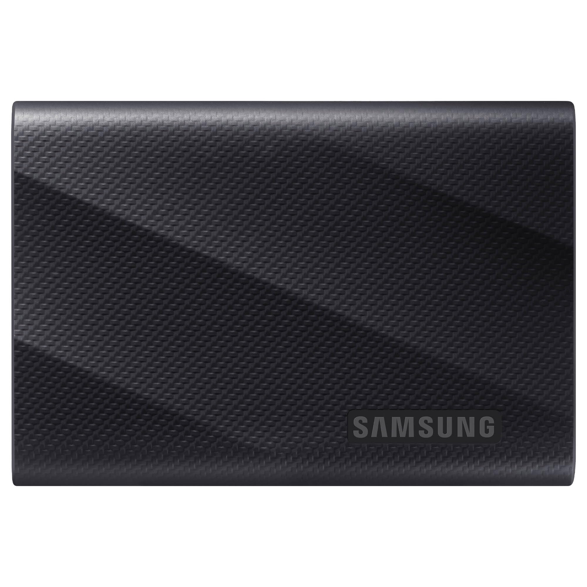Samsung 1TB T9 Portable External Solid State Drive, Read/Write Speeds up to 2000MB/s¹, USB 3.2 Gen 2x2, Compatible Mac, PC, Android and 12K Cameras, Black, MU-PG1T0B/EU - Image 1