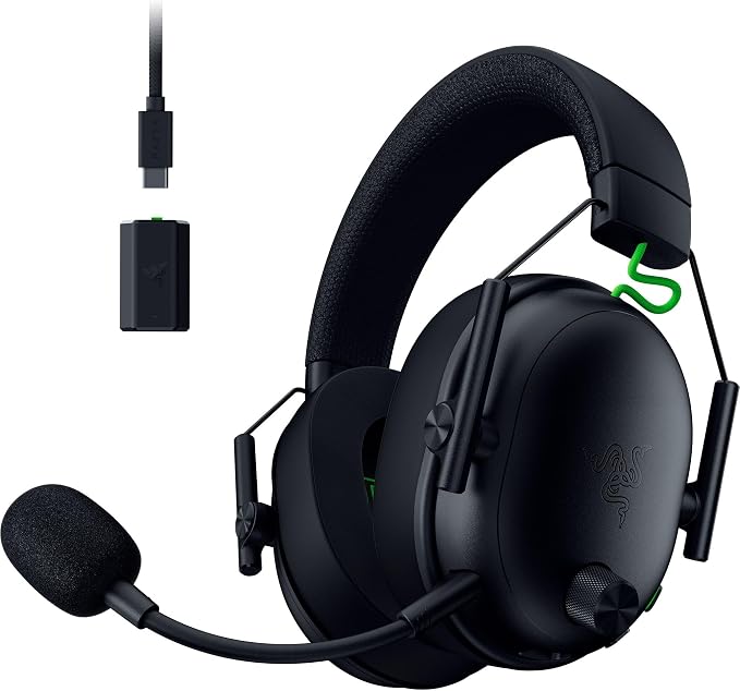 Razer BlackShark V3 Xbox S|X - Wireless Headphones for Esports - Triforce 50mm Speakers - Detachable Broadband Microphone - HyperSpeed 2.4 GHz and Bluetooth - Surround Sound - Xbox/PC | Black - Image 1