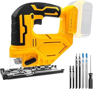 Scie sauteuse Dewalt 18/20 V, 400 W, 2900 tr/min, coupes biseautées 45°, 3 actions orbitales, lames pour droite/courbe/cercle - Image 1