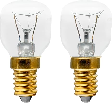 2 x Philips Oven Lamp 40W SES E14 Small Screw 300 Degree Cooker Light Bulb Compatible with AEG / Bosch / Siemens / Neff / Hotpoint - Image 1