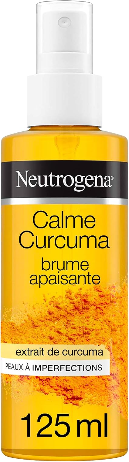 Neutrogena | Soothing Mist Calme Turmeric (125ml Spray) – Moisturizing Mist for Blemished Skin – Antioxidant and Calming High Tolerance Turmeric Mist - Image 1