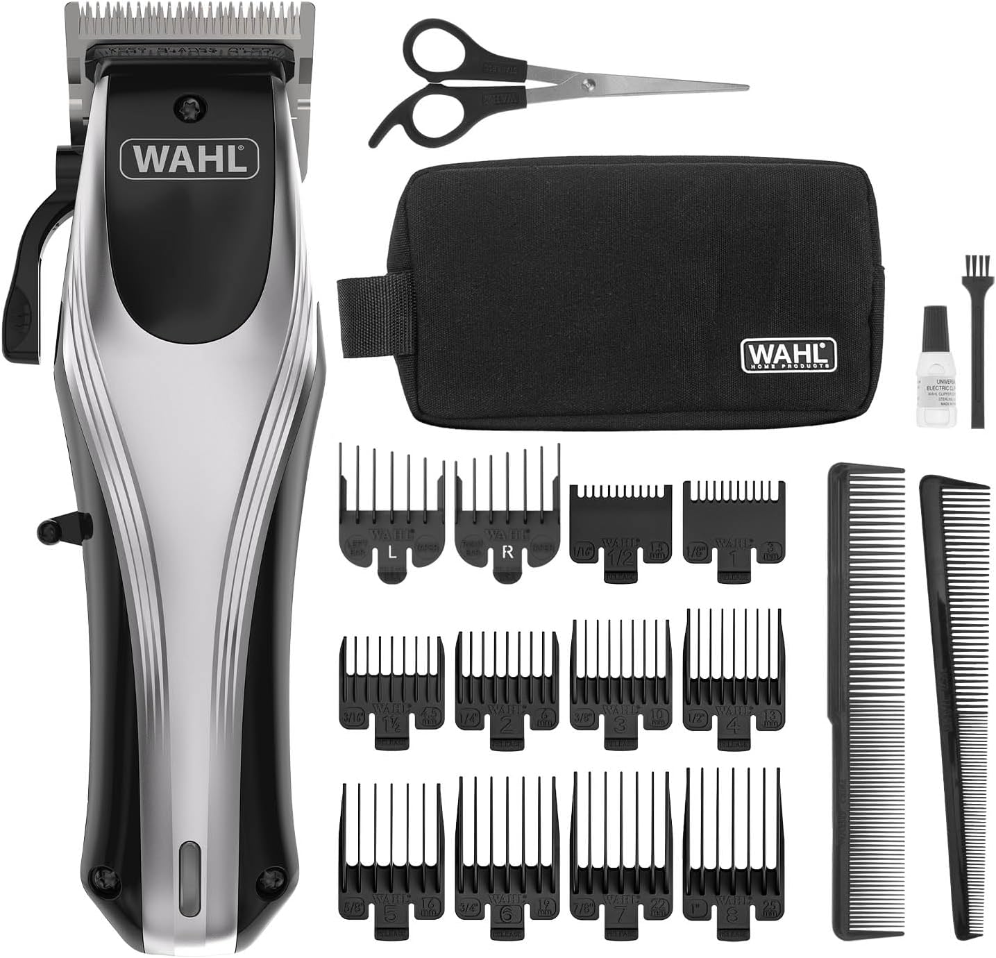 Wahl Rapid Clip Men's Rechargeable Lithium-Ion Hair Clipper Professional Quality Cordless - Image 1