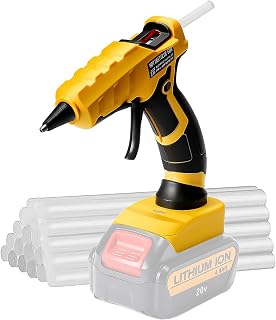 Cordless Glue Gun for Dewalt 18V/20V Li-Ion, 30s Quick Preheating Glue Gun with 30 Glue Sticks (7 x 150 mm) for Crafts & DIY & Repair (Tools Only) - Image 1