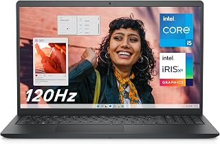Inspiron 15 (3530) - 15.6" FHD 120Hz Screen, Intel Core i5-1334U, 16GB RAM, 512GB SSD, Intel Iris XE, Windows 11 Home, AZERTY Keyboard - Carbon Black - Image 1