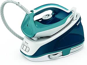 Tefal SV6115 Express Essential steam ironing station | 5.2 bar | Steam boost effect: 280 g/min | Continuous steam output: 120 g/min | Calc Clear technology | Xpress Glide soleplate | 2200 W | 1.4 L | - Image 1