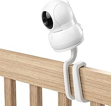 Flexible Rotating Stand Compatible with VTech VM923/924 Baby Monitor with No Tools or Wall Damage - White (Flexible Stand) - Image 1