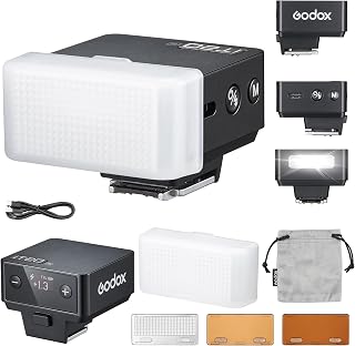 Godox iT20-S iT20 S Flash de l'appareil Photo avec Diffuseur Blanc Speedlite 6 Niveaux de Puissance 700 Flashs à Pleine Puissance TTL Camera Flash avec Puce de Couleur Magnétique pour Sony DSLR - Image 1