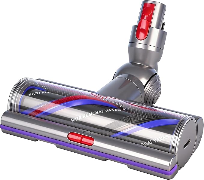High Torque Brush for Dyson V7 V8 V10 V11 V15 Anti-Tangle Brush Head Motorbar Adjustable Suction Motorized Brush Vacuum Cleaner for Dyson Tip Spare Part for Hard Floors Carpet - Image 1