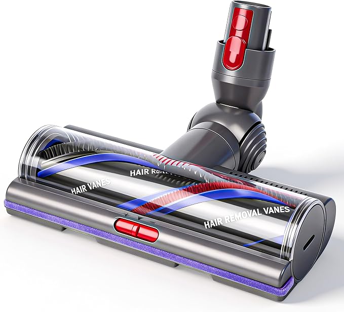 Brush for Dyson V11 V15 V10 V8 V7 Cleaning Head for Dyson SV10 SV11 SV12 SV14 Vacuum Cleaner High Torque Anti-Tangle Suction Adjustable Replacement Part No.970100-05 & 970100-04 - Image 1