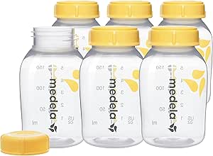 Medela Breast Milk Collection and Storage Bottles, 5 Ounce - 6 ct by Medela - Image 1