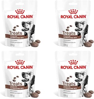 Veterinary Gastrointestinal Treats | Pack of 4 | 4 x 230g | Snacks for Adult Dogs of All Sizes and Breeds | in Resealable Bag | Low Fat - Image 1