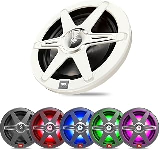 Club Marine 10 inch Passive Subwoofer - Harman Kardon High Performance Deep Bass Subwoofer, 900W, RGB Illuminated Multicolor, Salt and Water Resistant Outdoor Speaker - Image 1