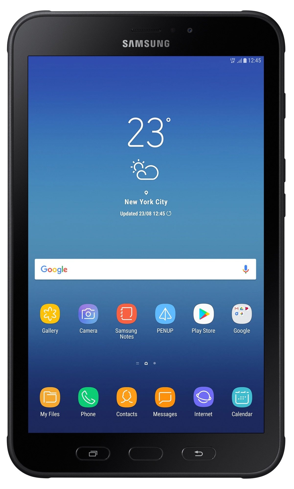 2017 Samsung Galaxy Tab Active 2 (8-inch, Wi-Fi + Cellular, 16GB) Black (Refurbished) - Image 1