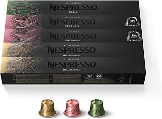 Nespresso Original - Bundle Master Origins 50 Capsules de café - 10x India, 20x Colombia, 20x Nicaragua - Image 1