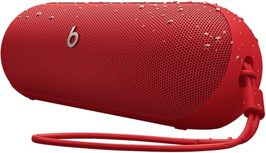 Beats Pill – Enceinte sans fil Bluetooth et recharge mobile via USB-C – Jusqu'à 24 heures d'autonomie, résistance à l'eau (IP67), compatibilité Apple et Android, microphone intégré – Rouge flamboyant - Image 1