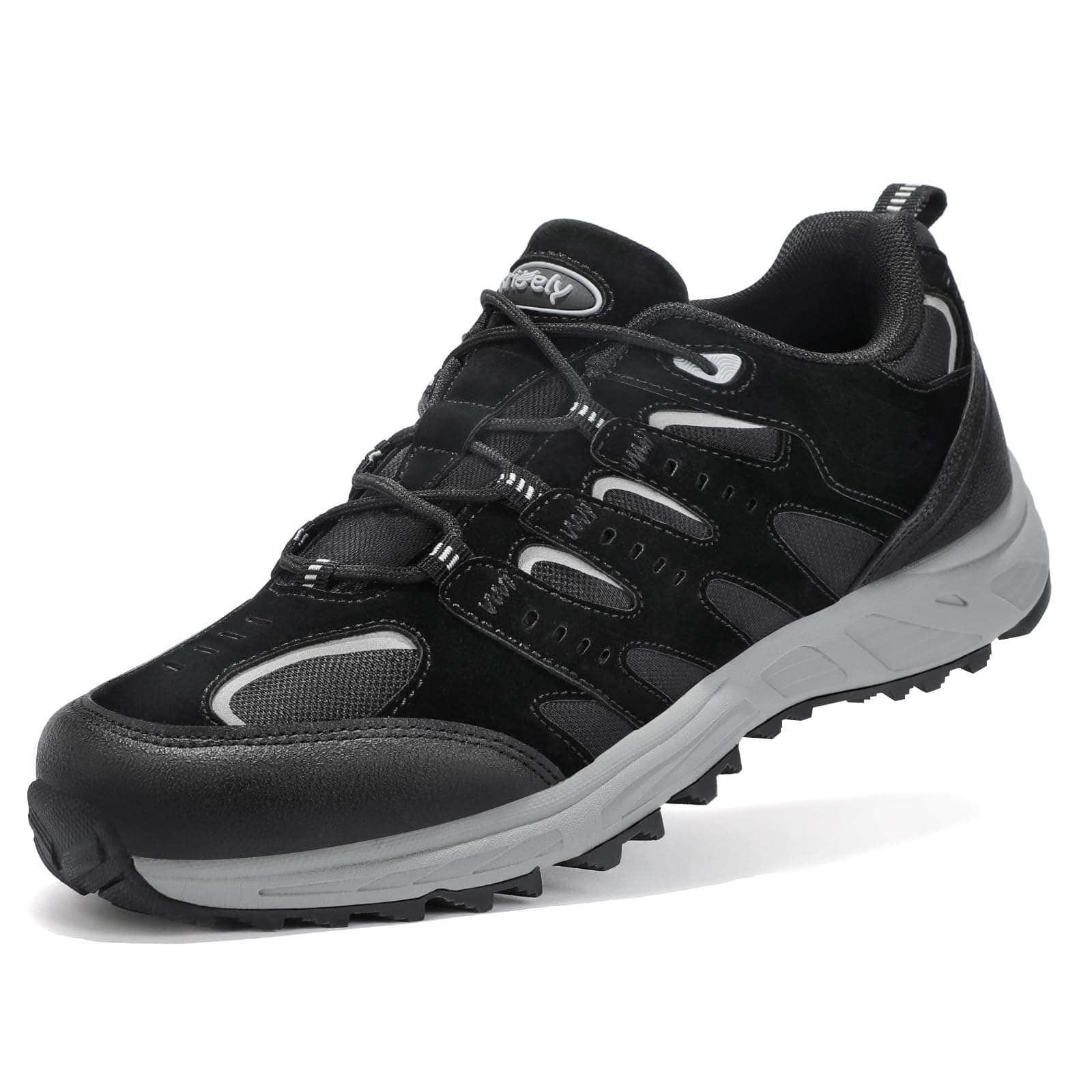 Kricely Men's Hiking Low Shoes Walking Shoe High Top Climbing Mountaineering Outdoor Trekking Men's Trail Shoe for Sports Sneakers