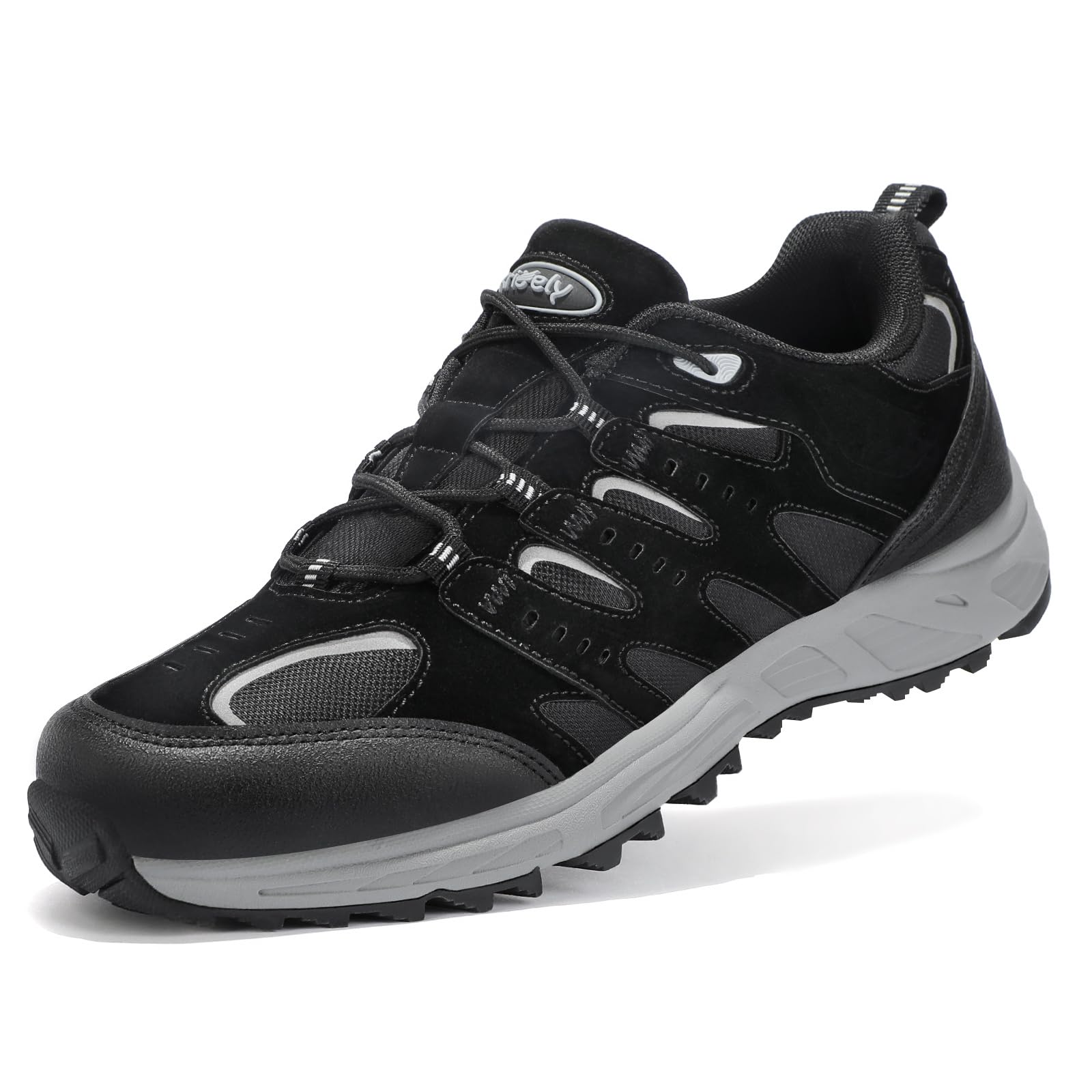 Kricely Men's Hiking Low Shoes Walking Shoe High Top Climbing Mountaineering Outdoor Trekking Men's Trail Shoe for Sports Sneakers - Image 1