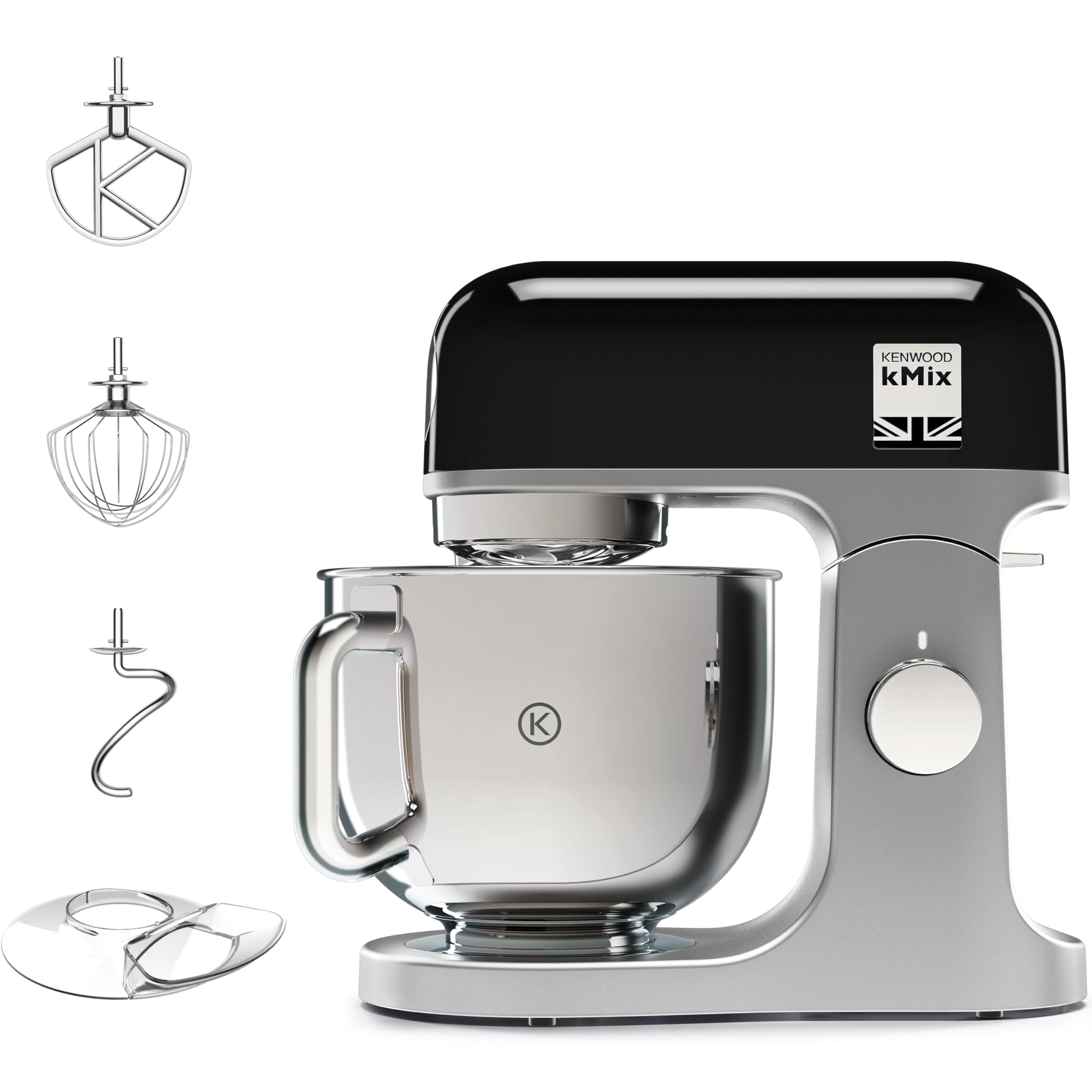 Kenwood kMix KMX750BK Mixing Processor, 5 Litre Bowl, 6 Speed, 3 Accessories, Black - Image 1