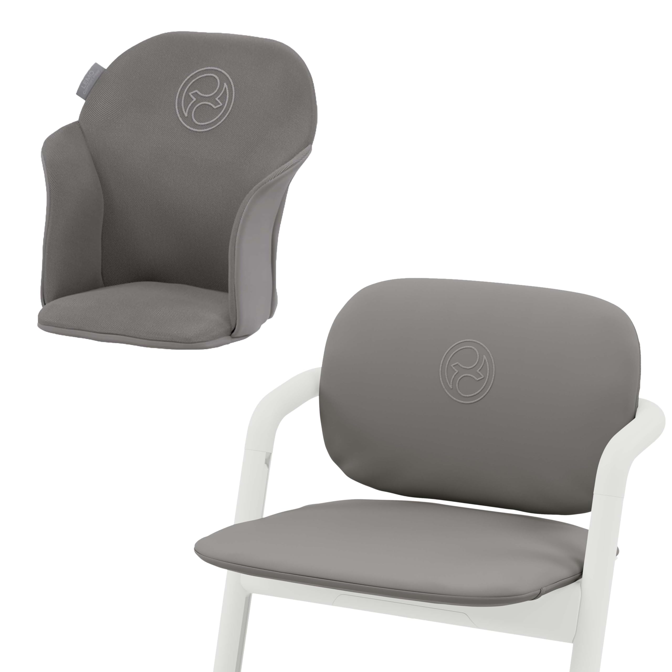 CYBEX Gold LEMO Comfort Cushion for CYBEX LEMO Baby Set and Lemo Highchair, Suede Grey - Image 1