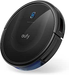eufy BoostIQ RoboVac 11S MAX, Robot Vacuum Cleaner, Super Slim, Powerful Suction, Quiet, Self-Charging, Cleans Hard Floors to Medium Pile Carpets, Black (Renewed) - Image 1