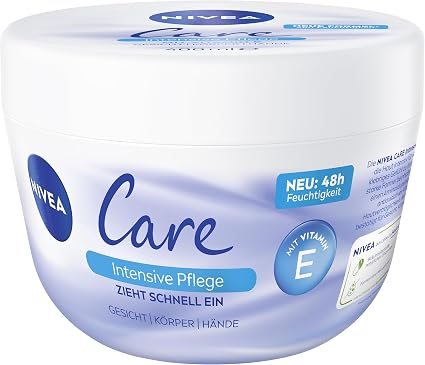 NIVEA Creme Care Intensive Care, Face & Body Care for 48 Hour Intense Hydration, Fast Absorption and Non-Greasy (400ml) - Image 1