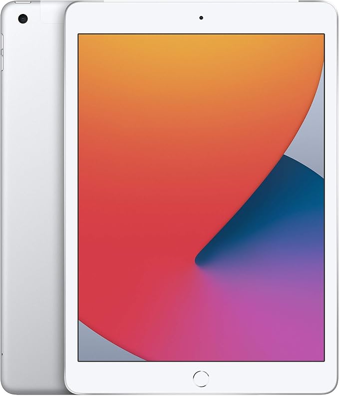 2020 Apple iPad (10.2-inch, Wi-Fi + Cellular, 32GB) Silver (Refurbished) - Image 1