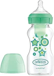 Dr. Brown's Large Options Anti-Colic Bottle + 270 ml Green Star Bottle + 0 Months