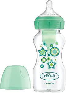 Dr. Brown's Large Options Anti-Colic Bottle + 270 ml Green Star Bottle + 0 Months - Image 1