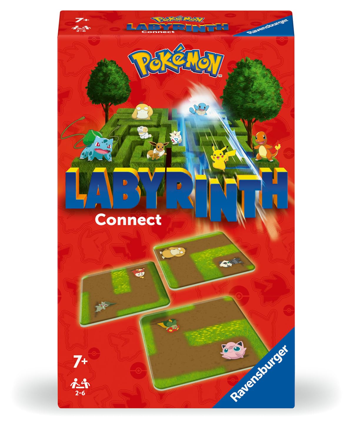 Ravensburger - Board Game - Pokémon - Labyrinth Connect - Family Board Game - Observation and Luck - Ages 7+ - 2-4 Players - 22579 - Image 1
