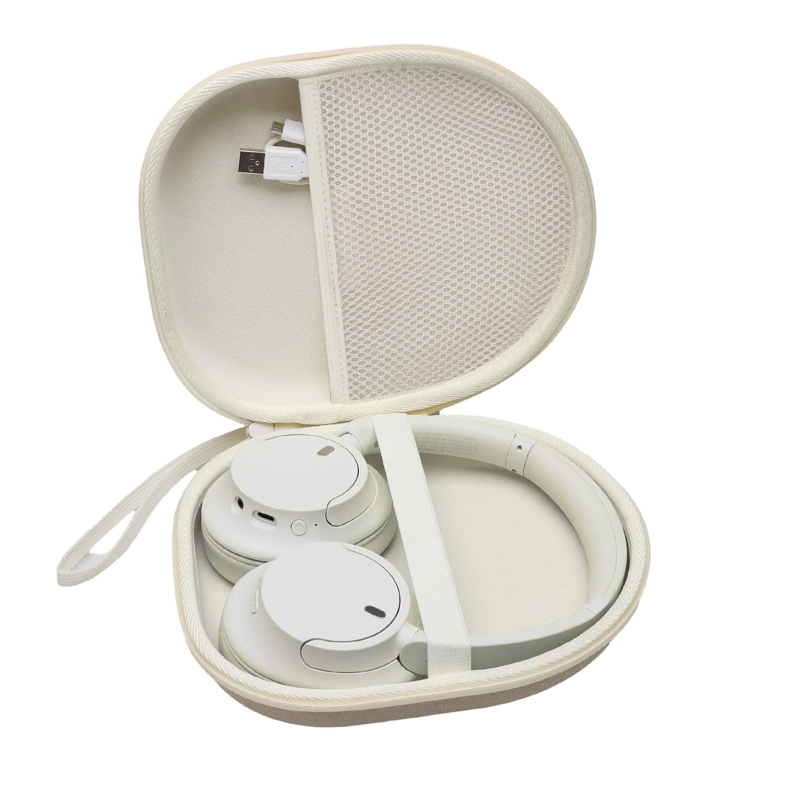 XANAD Sony WH-CH720N Wireless Bluetooth Headset Case for Sony WH-CH720N Beige