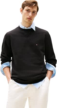 Tommy Hilfiger Men's Essential Fleece Crew Neck Regular Fit Sweatshirt - Image 1