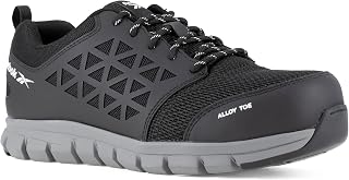 RB53:AF53EEBOK Work IB1031 S1P Excel Light Aluminium Toe Athletic PR Work Shoe, Black/Grey - Image 1