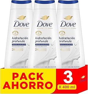 Dove Advanced Care Gel douche hydratant profond hydratant naturel 3 x 400 ml - Image 1