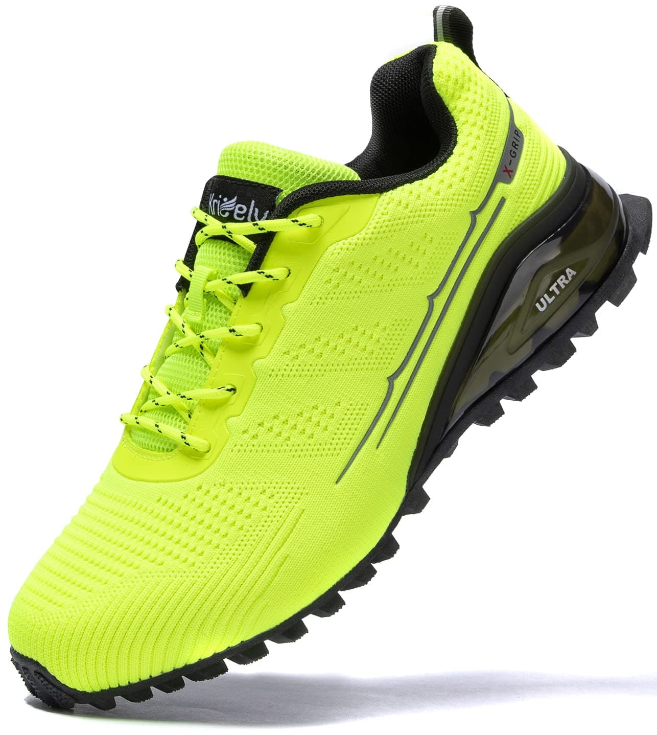 Kricely Men's Trail Shoes, Breathable, Non-Slip Hiking Shoes, Trekking, Outdoor, Fitness, Walking Shoes