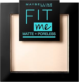 Maybelline New York - Poudre Compacte Fit Me Matte & Poreless - Peaux normales à grasses - 105 Ivoire Naturel - 9 g - Image 1