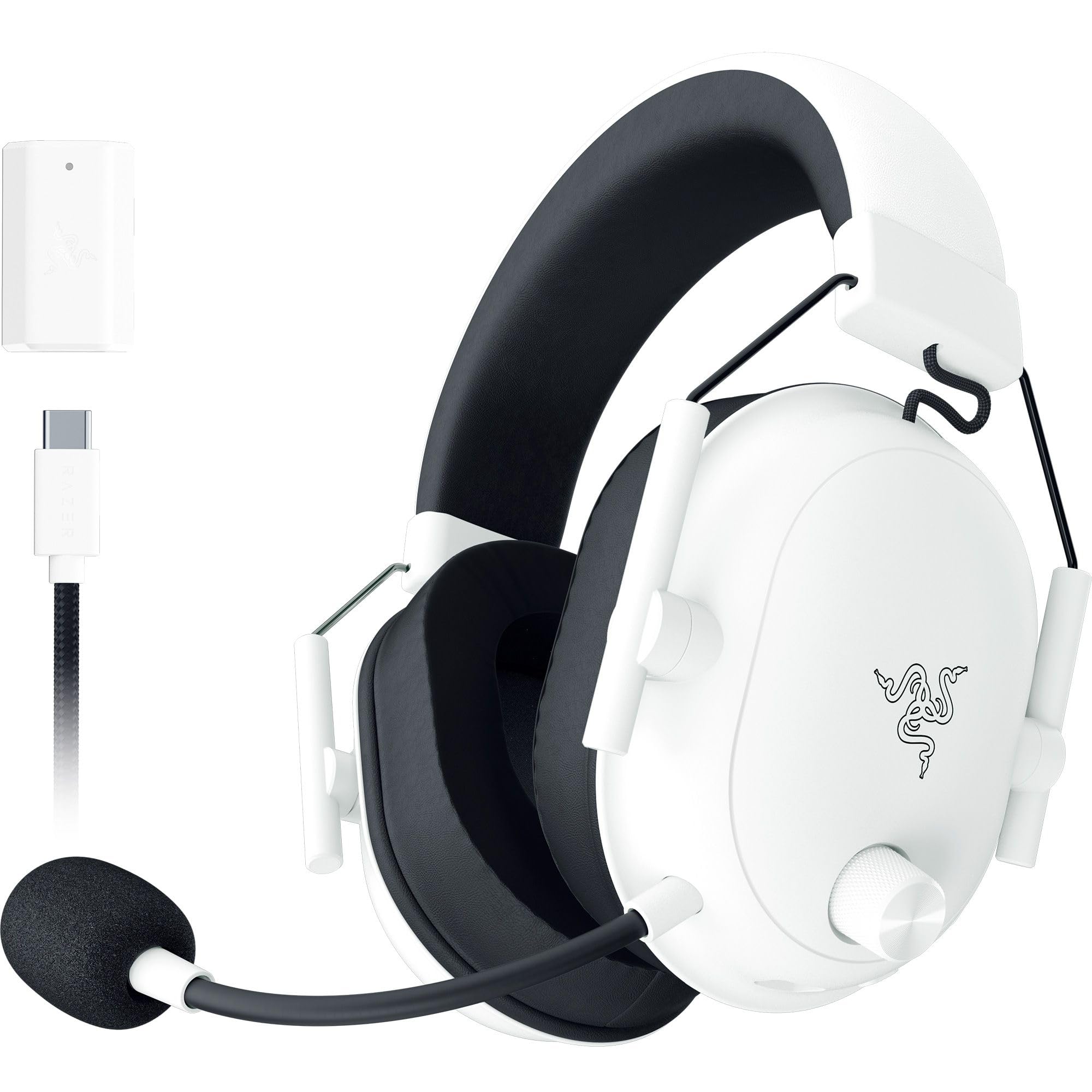 Razer Blackshark V2 Hyperspeed for PC - Ultralight E-Sports Wireless Gaming Headset 280g (Super Wide Band Microphone, 50mm Triforce Speaker, Sound Insulation Foam) White - Image 1